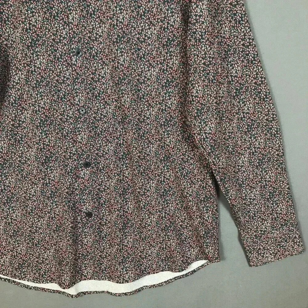 Mizzen + Main Leeward Trim Fit Long Sleeve Button Up Shirt Mens Size Medium M - Picture 7 of 16